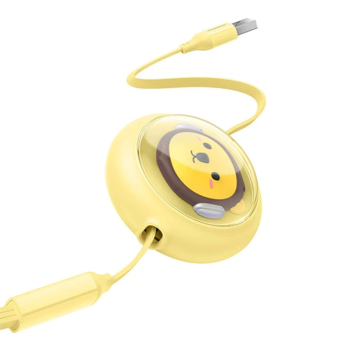 Kup Kabel 3w1 Baseus USB-A / USB-C, USB-A, Lightning 3,5A 1.1m (żółty) - BSU4721 - {ean13} - Sklep Home Screen