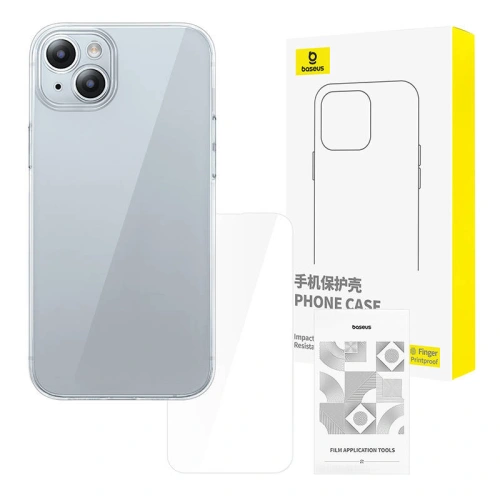 Kup Case + gehärtetes Glas Baseus Apple iPhone 15 - BSU4722 - {ean13} - Sklep Home Screen