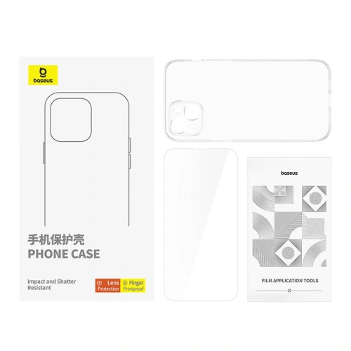 Kup Case + gehärtetes Glas Baseus Apple iPhone 15 Plus / 14 Plus - BSU4723 - {ean13} - Sklep Home Screen