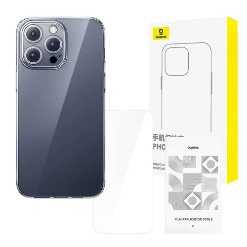 Buy Baseus case + tempered glass Apple iPhone 15 Pro Max - BSU4725 - {ean13} - Home Screen Store Europe