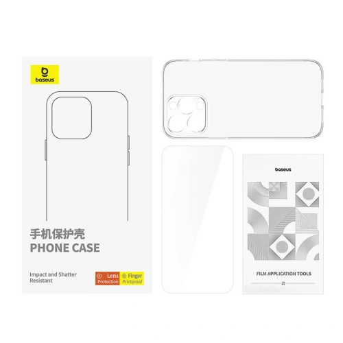 Kup Case + gehärtetes Glas Baseus Apple iPhone 14 Pro - BSU4726 - {ean13} - Sklep Home Screen