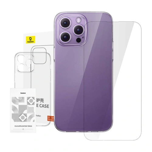 Kup Case + gehärtetes Glas Baseus Apple iPhone 14 Pro Max - BSU4727 - {ean13} - Sklep Home Screen