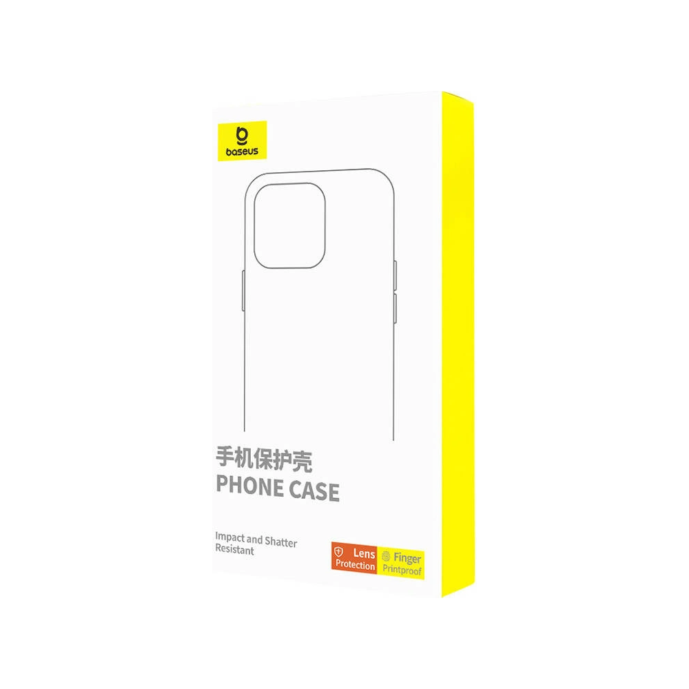 Etui Baseus Synthetic Fiber + szkło hartowane Apple iPhone 15 Pro