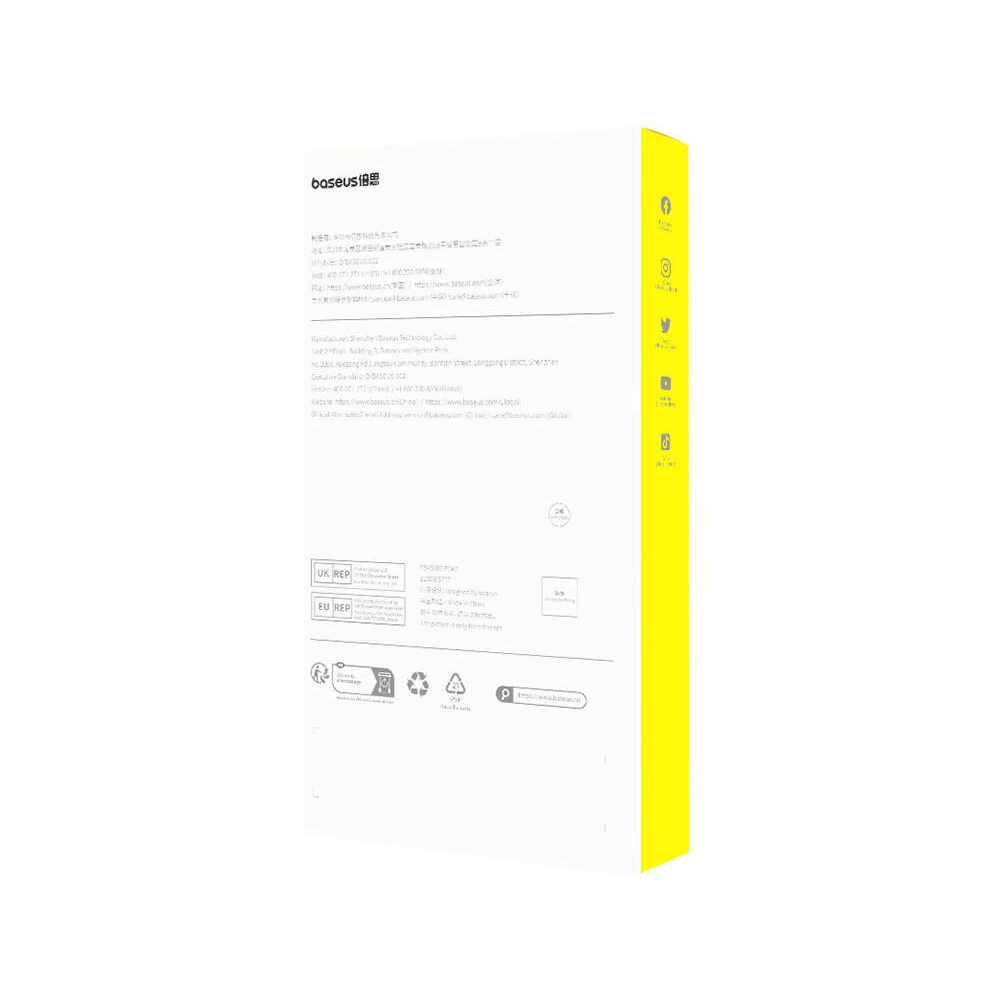 Etui Baseus Synthetic Fiber + szkło hartowane Apple iPhone 15 Pro