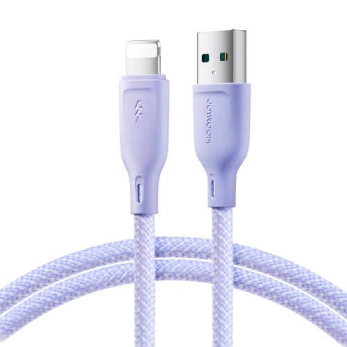 Kup Kabel Joyroom Multi-Color Series SA34-AL3 USB-A / Lightning 3A 1m fialový - JYR788 - {ean13} - Sklep Home Screen