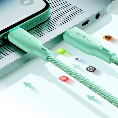 Kup Joyroom Cablu Multi-Color Series SA34-AL3 USB-A / Lightning 3A 1m violet - JYR788 - {ean13} - Sklep Home Screen