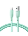Kabel Joyroom Multi-Color Series SA34-AL3 USB-A / Lightning 3A 1m grün