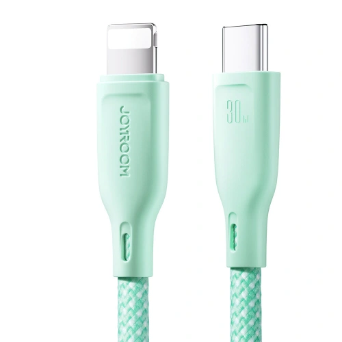 Kup Kabel Joyroom Multi-Color Series SA34-AL3 USB-A / Lightning 3A 1m grün - JYR789 - {ean13} - Sklep Home Screen