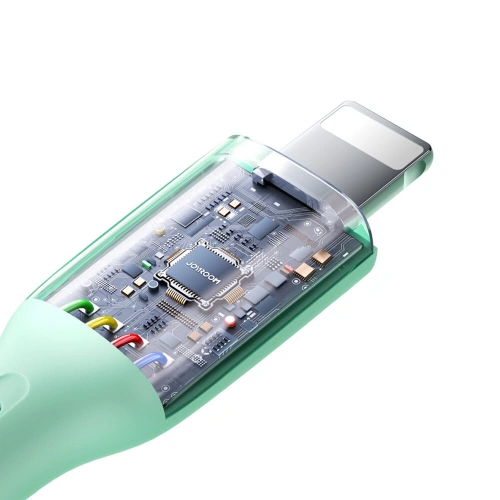 Kup Kabel Joyroom Multi-Color Series SA34-AL3 USB-A / Lightning 3A 1m weiß - JYR790 - {ean13} - Sklep Home Screen