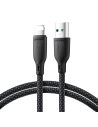 Kabel Joyroom Multi-Color Series SA34-AL3 USB-A / Lightning 3A 1m černý