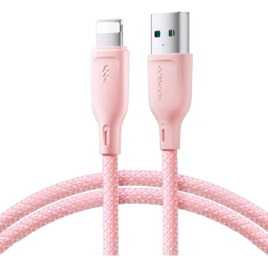 Kabel Joyroom Multi-Color Series SA34-AL3 USB-A / Lightning 3A 1m różowy