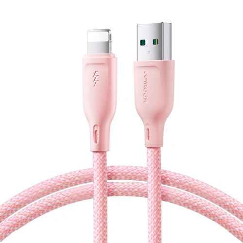 Kup Kabel Joyroom Multi-Color Series SA34-AL3 USB-A / Lightning 3A 1m růžový - JYR792 - {ean13} - Sklep Home Screen