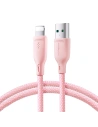 Kabel Joyroom Multi-Color Series SA34-AL3 USB-A / Lightning 3A 1m różowy