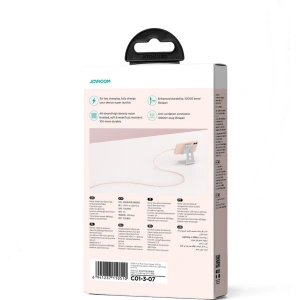 Joyroom Multi-Color Series SA34-AL3 USB-A / Lightning 3A cable 1m pink