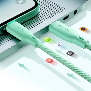 Kabel Joyroom Multi-Color Series SA34-AL3 USB-A / Lightning 3A 1m różowy
