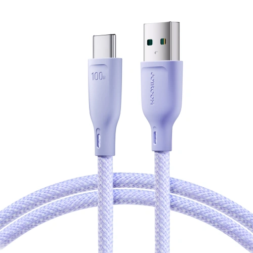 Kup Joyroom Cablu Multi-Color Series SA34-AC6 USB-A / USB-C 100W 1m violet - JYR793 - {ean13} - Sklep Home Screen