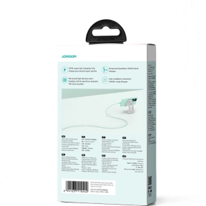 Kabel Joyroom Multi-Color Series SA34-AC6 USB-A / USB-C 100W 1m zelený