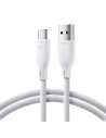 Kabel Joyroom Multi-Color Series SA34-AC6 USB-A / USB-C 100W 1m bílý
