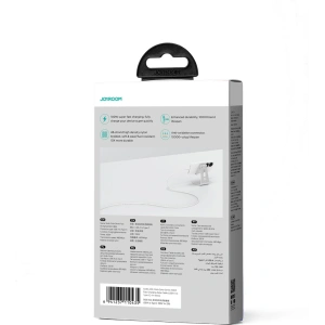 Joyroom Multi-Color Series SA34-AC6 USB-A / USB-C 100W cable 1m white