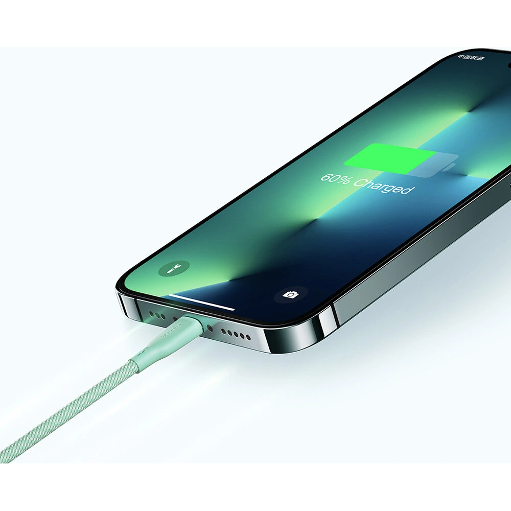 Kabel Joyroom Multi-Color Series SA34-AC6 USB-A / USB-C 100W 1m biały