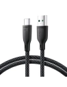 Kabel Joyroom Multi-Color Series SA34-AC6 USB-A / USB-C 100W 1m černý