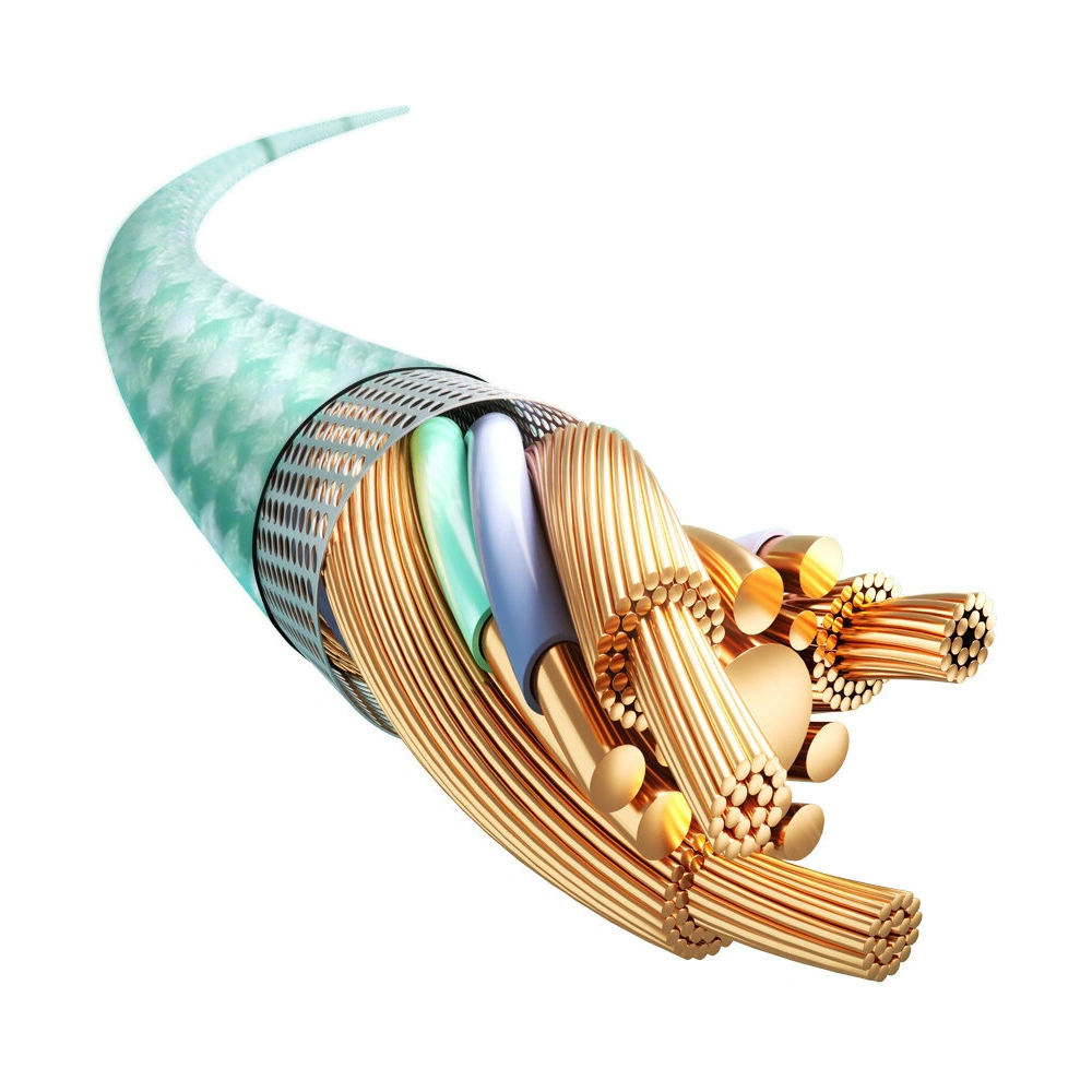 Kabel Joyroom Multi-Color Series SA34-AC6 USB-A / USB-C 100W 1m czarny