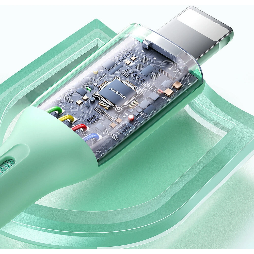 Kabel Joyroom Multi-Color Series SA34-AC6 USB-A / USB-C 100W 1m czarny