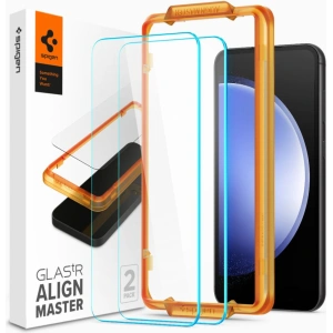 Kup Gehärtetes Glas Spigen GLAS.tR AlignMaster Samsung Galaxy S23 FE Clear [2 PACK] - SPN3179 - {ean13} - Sklep Home Screen