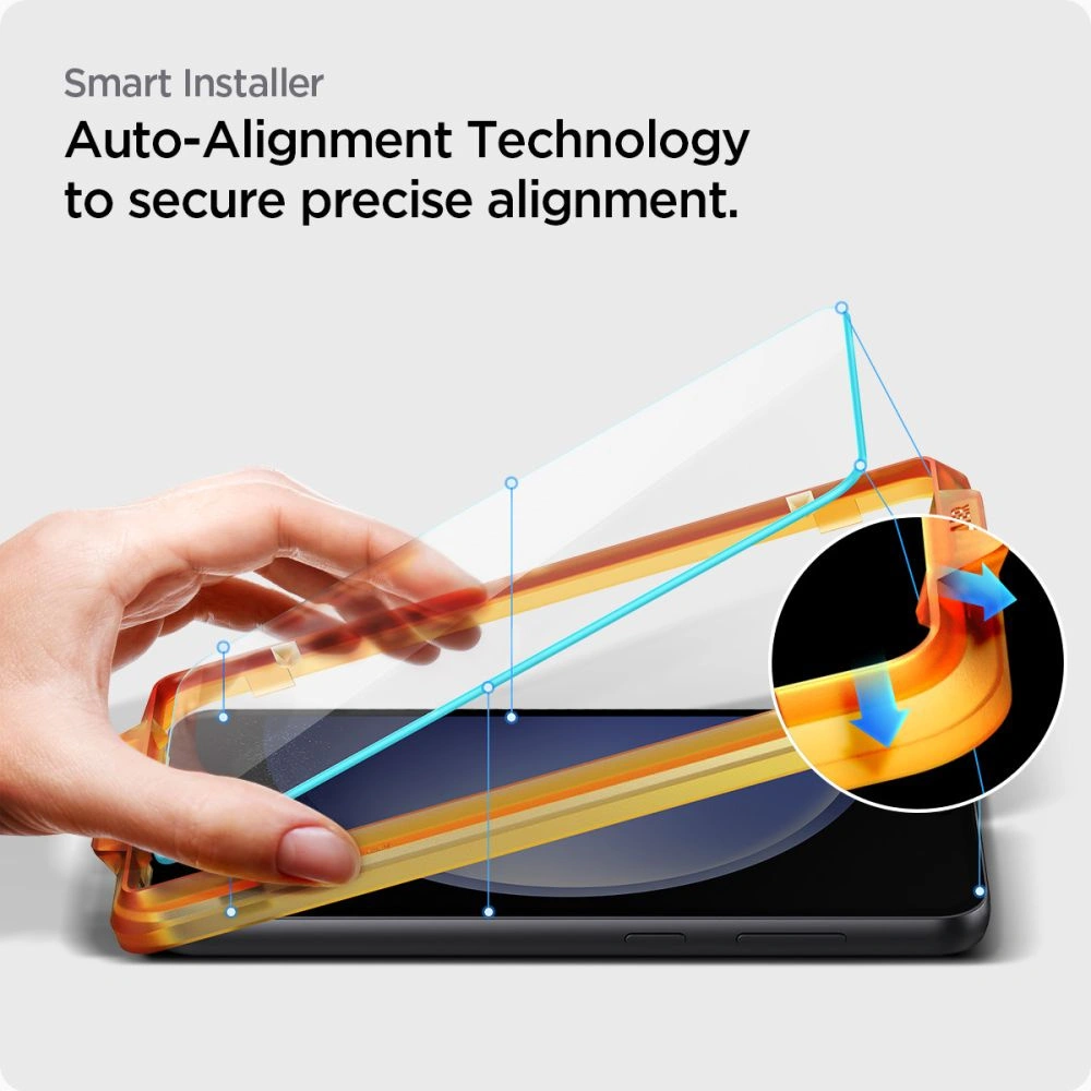 Szkło hartowane Spigen GLAS.tR AlignMaster Samsung Galaxy S23 FE Clear [2 PACK]