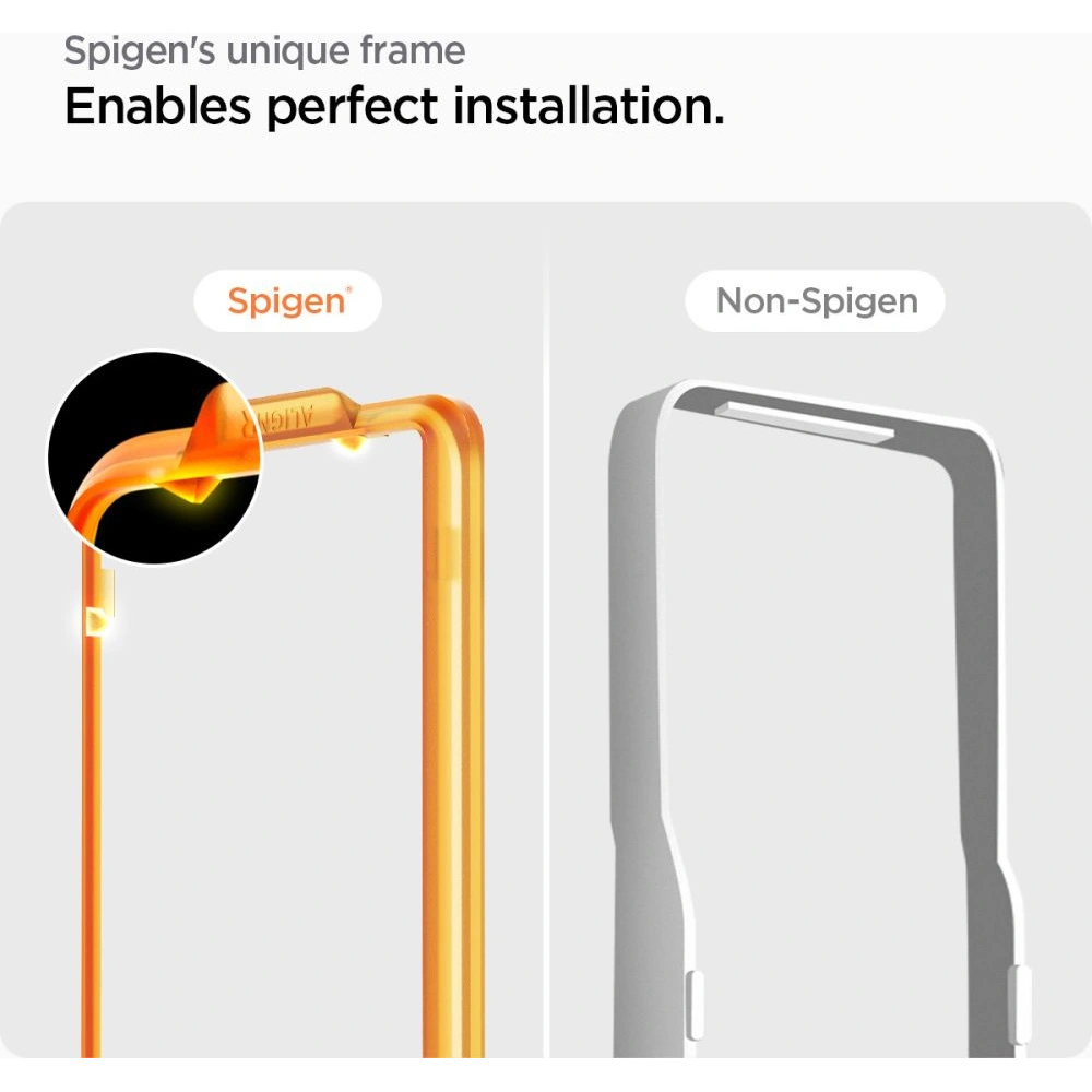 Szkło hartowane Spigen GLAS.tR AlignMaster Samsung Galaxy S23 FE Clear [2 PACK]