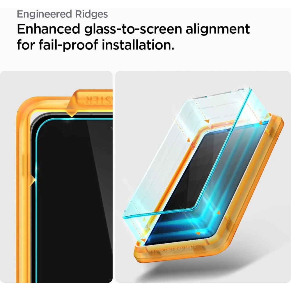 Szkło hartowane Spigen GLAS.tR AlignMaster Samsung Galaxy S23 FE Clear [2 PACK]