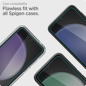 Kup Gehärtetes Glas Spigen GLAS.tR AlignMaster Samsung Galaxy S23 FE Clear [2 PACK] - SPN3179 - {ean13} - Sklep Home Screen
