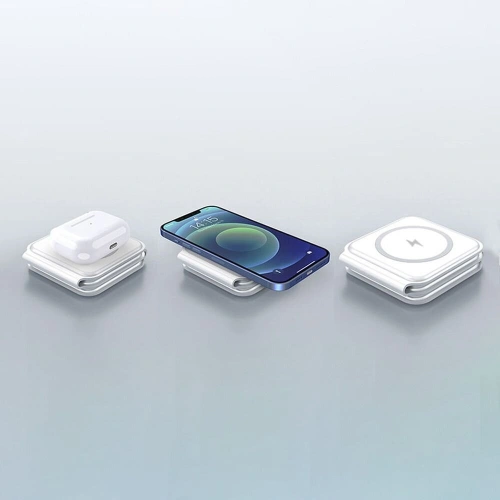 Buy Dudao A11N 15W white 3-in-1 inductive charger - DDA295 - {ean13} - Home Screen Store Europe