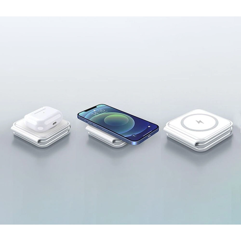 Ładowarka indukcyjna 3w1 Dudao A11N 15W biała