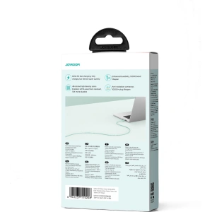 Kábel Joyroom Multi-Color Series SA34-CC3 USB-C / USB-C 60W 1m zöld