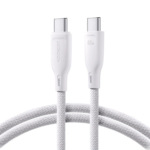 Kup Kabel Joyroom Multi-Color Series SA34-CC3 USB-C / USB-C 60W 1m bílý - JYR800 - {ean13} - Sklep Home Screen