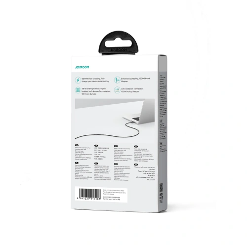 Kup Kabel Joyroom Multi-Color Series SA34-CC3 USB-C / USB-C 60W 1m černý - JYR801 - {ean13} - Sklep Home Screen