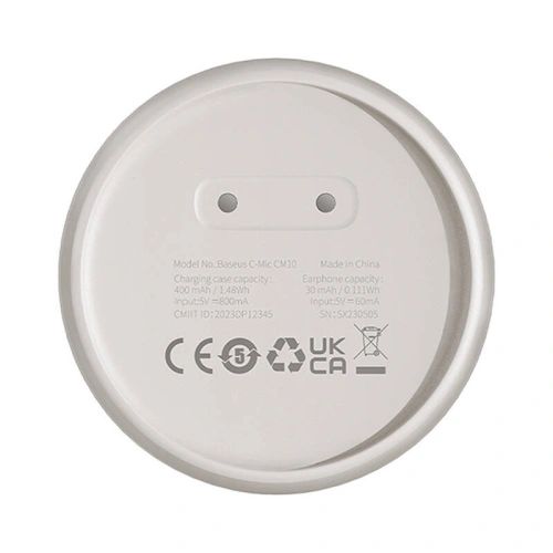 Kup Baseus Handset fără fir CM10 BT 5.3 (alb) - BSU4732 - {ean13} - Sklep Home Screen