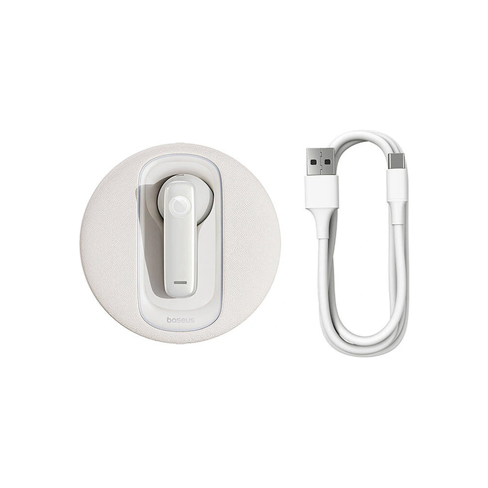 Słuchawka bezprzewodowa Baseus CM10 BT 5.3 (biała)