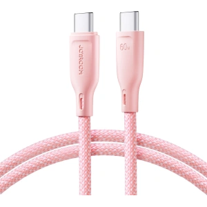 Kabel Joyroom Multi-Color Series SA34-CC3 USB-C / USB-C 60W 1m rosa