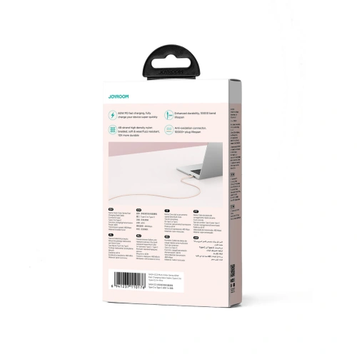 Kup Kabel Joyroom Multi-Color Series SA34-CC3 USB-C / USB-C 60W 1m rosa - JYR802 - {ean13} - Sklep Home Screen
