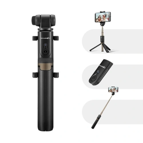 Kup Selfie Stick stativ 3 în 1 BlitzWolf BW-BS3 negru - BLZ003BLK - {ean13} - Sklep Home Screen