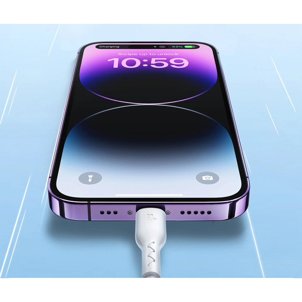 Kabel Joyroom Flash-Charge Series SA26-CL3 USB-C / Lightning 30W 2m biały