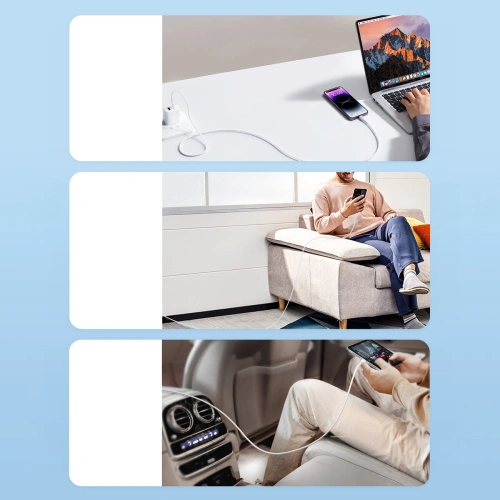 Kup Kabel Joyroom Flash-Charge Series SA26-CL3 USB-C / Lightning 30W 2m weiß - JYR803 - {ean13} - Sklep Home Screen