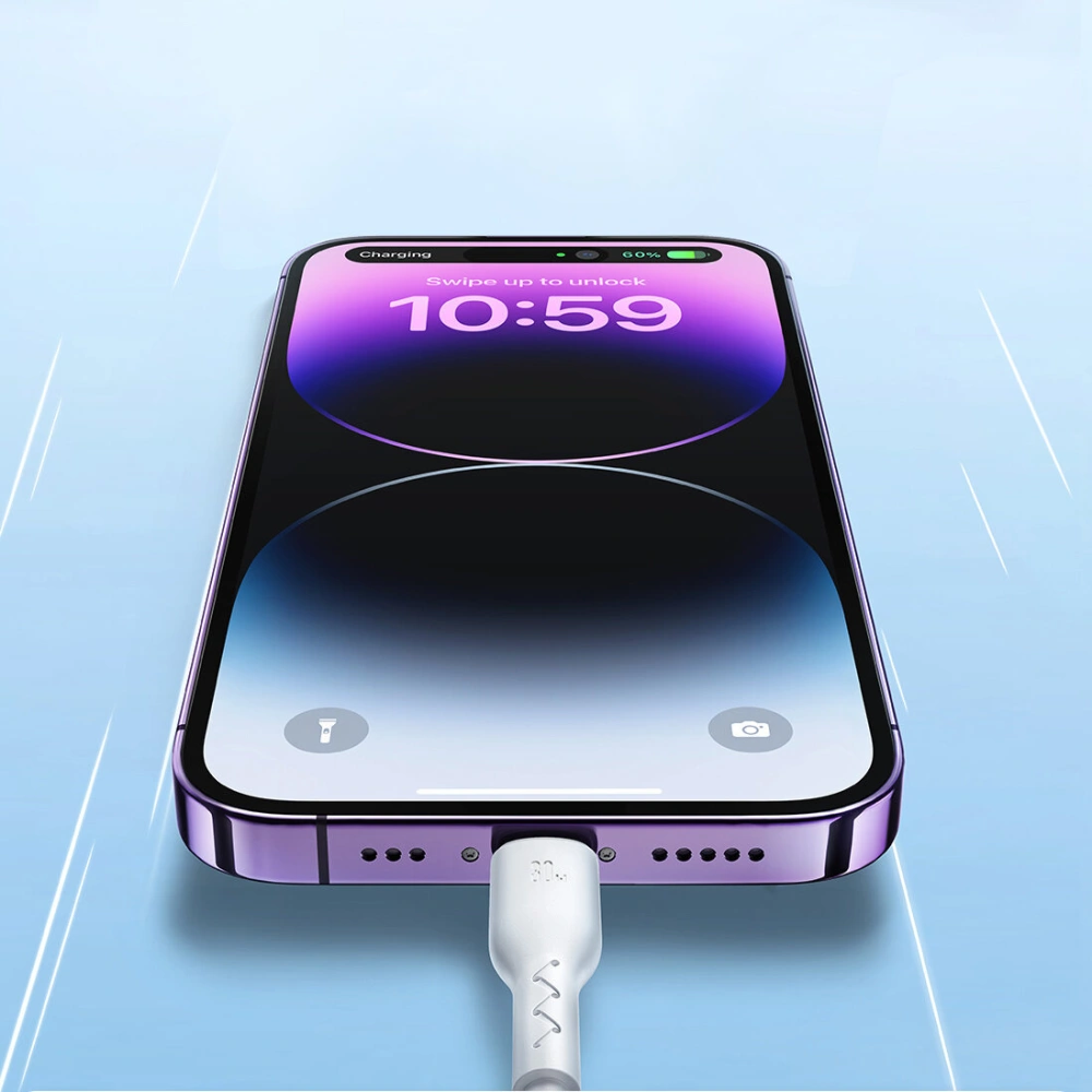 Kabel Joyroom Flash-Charge Series SA26-CL3 USB-C / Lightning 30W 1m biały