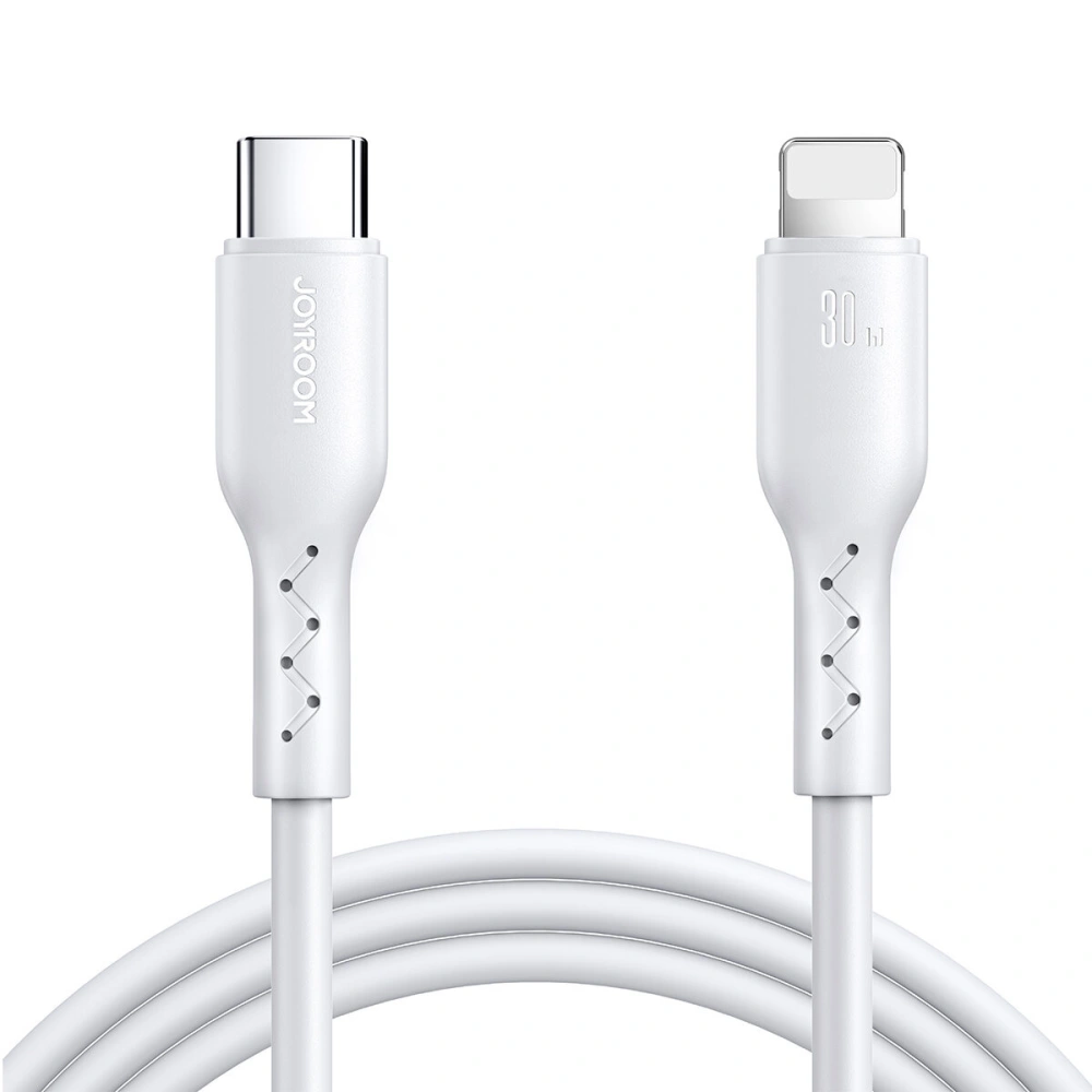 Kabel Joyroom Flash-Charge Series SA26-CL3 USB-C / Lightning 30W 1m biały
