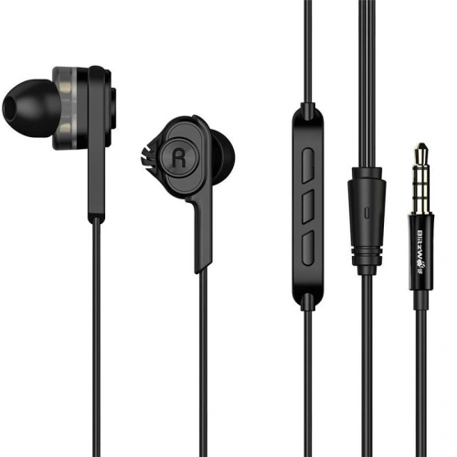 Buy BlitzWolf BW-ES2 Wired Headphone Dynamic Drivers Black - BLZ004BLK - {ean13} - Home Screen Store Europe