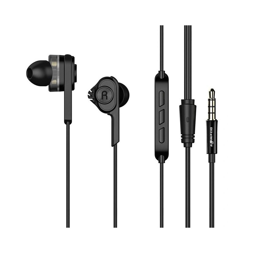 Słuchawki douszne BlitzWolf BW-ES2 czarne