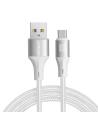 Joyroom Cablu Light-Speed Series SA25-AC6 USB-A / USB-C 100W 2m alb