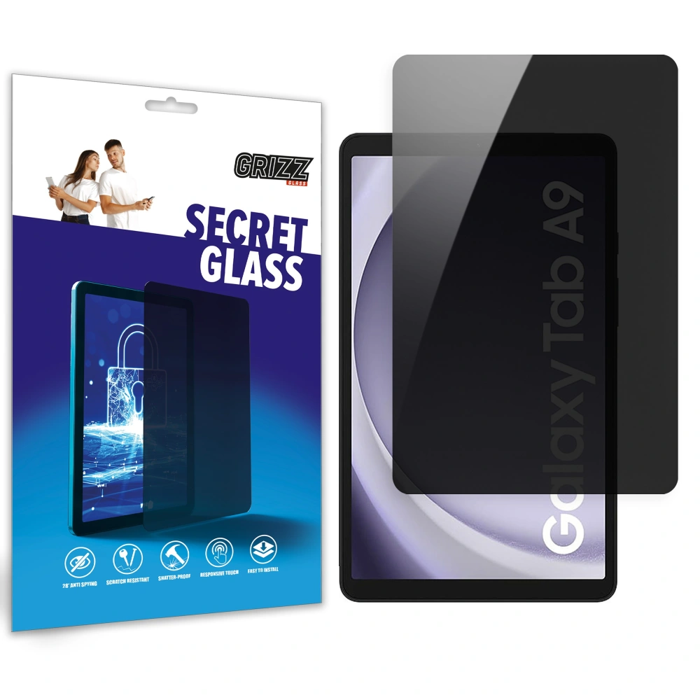 Matowe szkło prywatyzujące GrizzGlass SecretGlass do Samsung Galaxy Tab A9